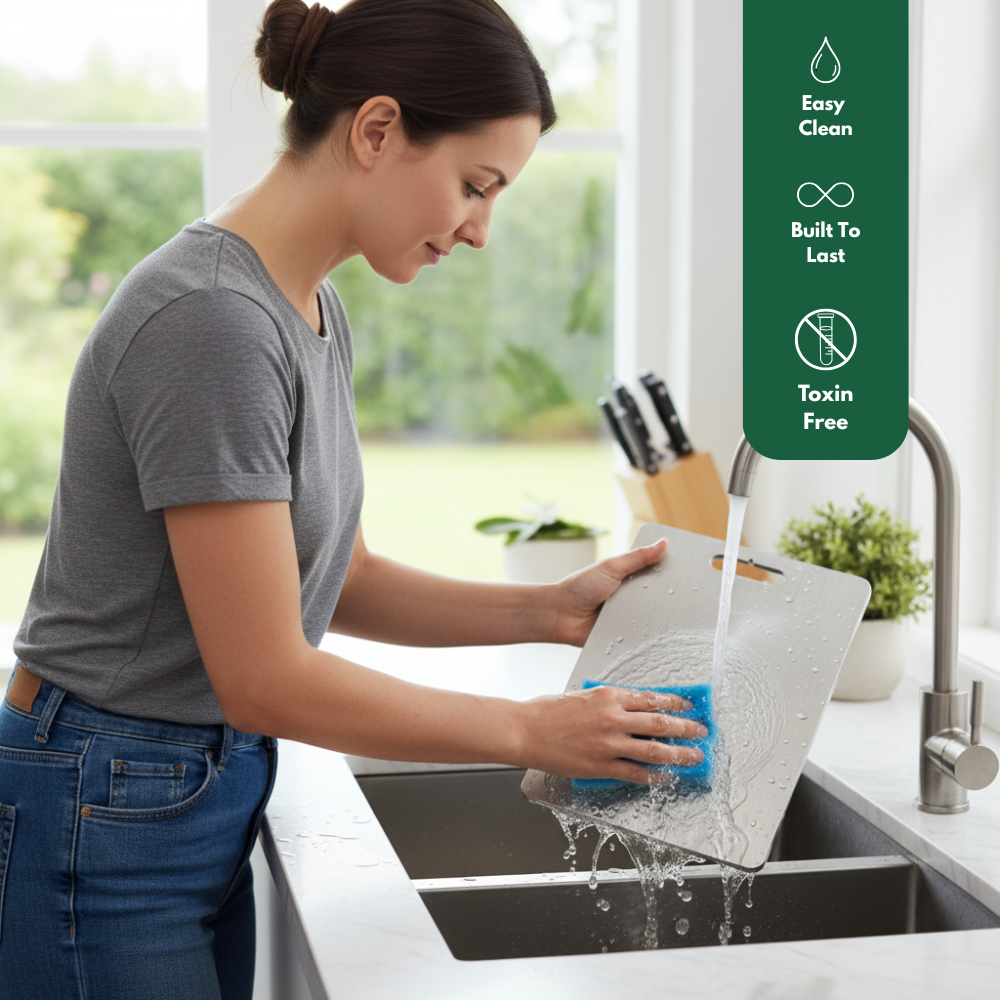 Pura Titanium Chopping Board